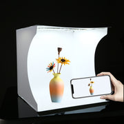 PULUZ 30CM PORTABLE STUDIO BOX WITH RING LED &amp; 6 COLOR BACKDROPS PU5030