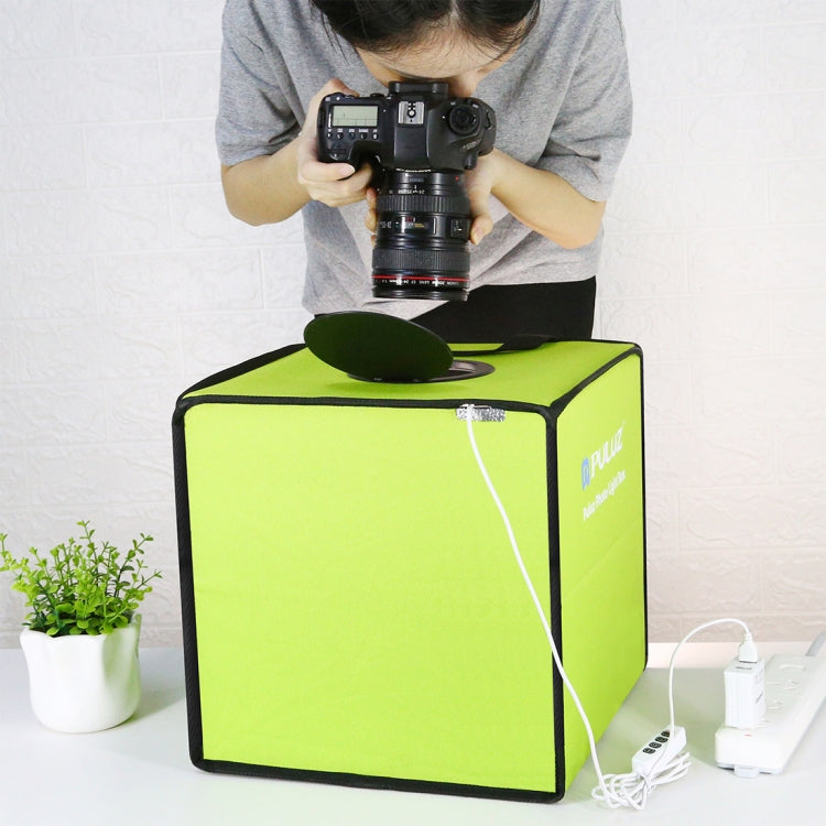 PULUZ 30CM FOLDING HIGH 97 CRI RING LIGHT PHOTO LIGHTING STUDIO SHOOTING TENT BOX KIT WITH 6 COLORS BACKDROPS PU5032G