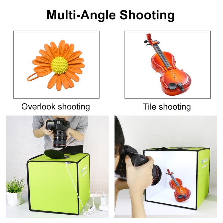 PULUZ 30CM FOLDING HIGH 97 CRI RING LIGHT PHOTO LIGHTING STUDIO SHOOTING TENT BOX KIT WITH 6 COLORS BACKDROPS PU5032G