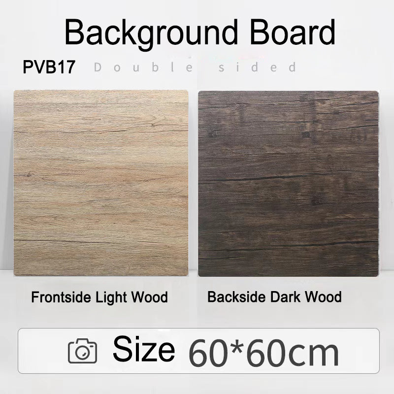 PROMAGE DOUBLE-SIDED PVC BOARD LIGHT/DARK WOOD PM-PVB17