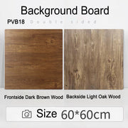 PROMAGE DOUBLE-SIDED PVC BOARD DARK BROWN/LIGHT OAK WOOD PM-PVB18