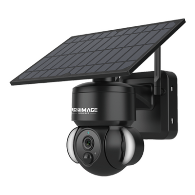 Promage Connect Solar Power PTZ Camera PC-S303-4G-B