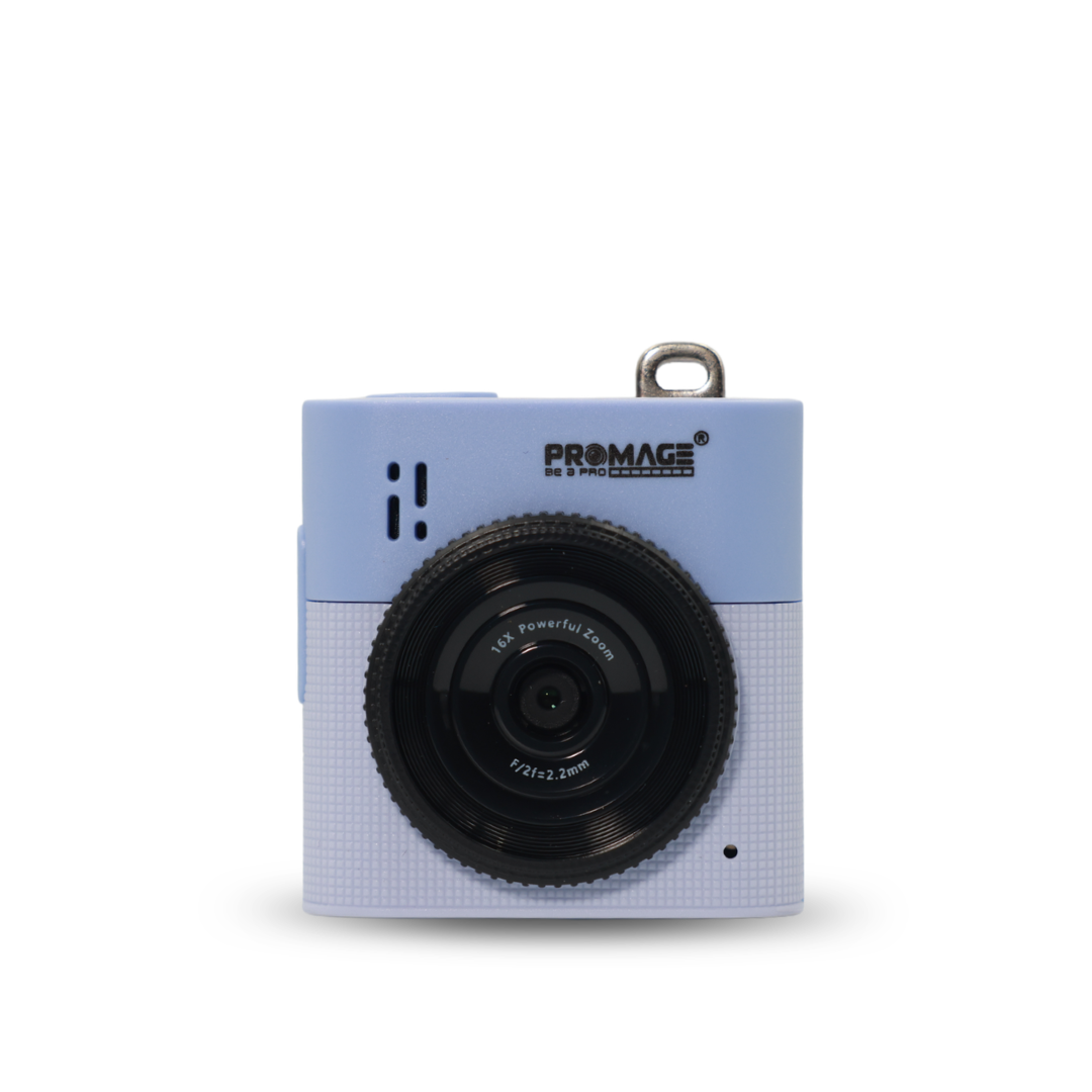 Promage PC-35 Pixi 2.5K Mini Keychain Digital Camera – Blue