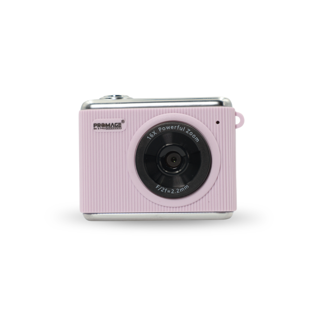Promage PC-40 Pixi 2.5K Mini Keychain Digital Camera – Purple
