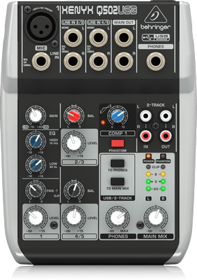 BEHRINGER XENYX Q502USB Analog Mixer