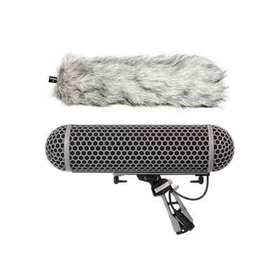Rode Blimp Windshield and Rycote Shock Mount Suspension System for Shotgun Microphones