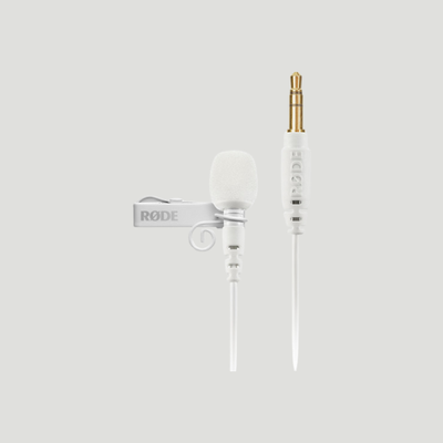 RODE Lavalier GO Omnidirectional Lavalier Microphone for Wireless GO Systems (White)