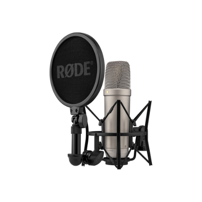 RODE NT1 5th Generation Large-Diaphragm Cardioid Condenser XLR/USB Microphone (Silver)