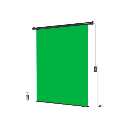 Raubay Motorized Pull-Down Green Screen