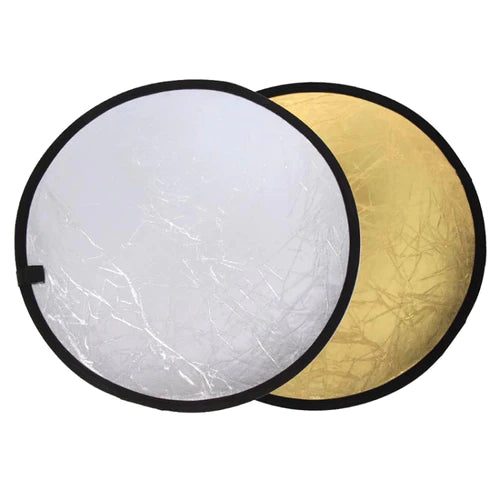 FANCIER REFLECTOR -RE2005 80CM/32" -GOLD SILVER- ROUND