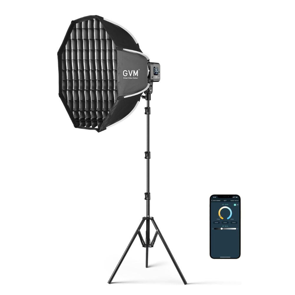 GVM SD80D Bi-Color LED Monolight Kit