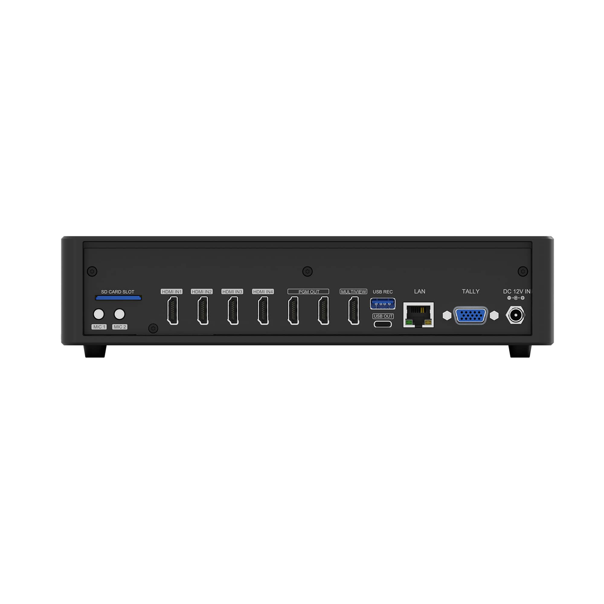AVMATRIX PVS0402E Shark H4 PLUS 4-Channel HDMI Video Switcher with 10.1" IPS Display