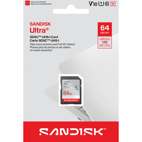 SanDisk 64GB Ultra UHS-I SDXC Memory Card