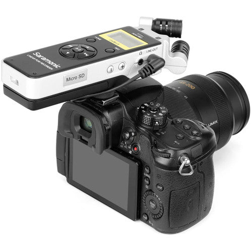 Saramonic Handheld Audio Recorder,X/Y Condenser Mics,8GB MicroSD Card