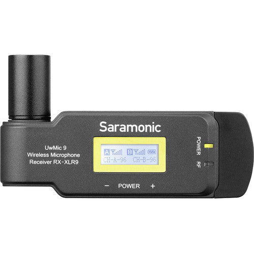Saramonic RX-XLR9 Dual-Channel Wireless Plug-In Receiver for UwMic9 System