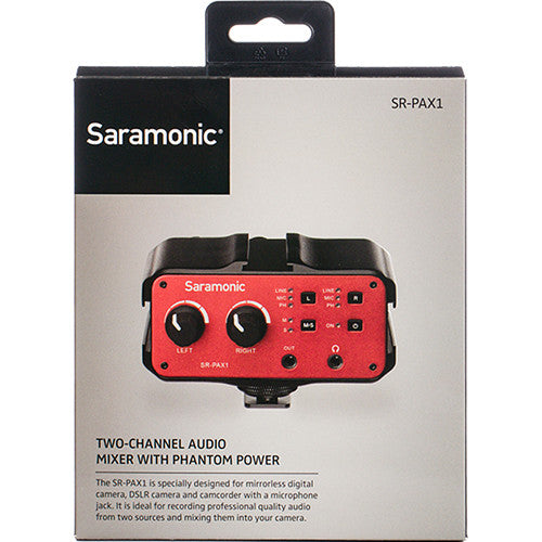 Saramonic SR-PAX1 Two-Channel Audio Mixer