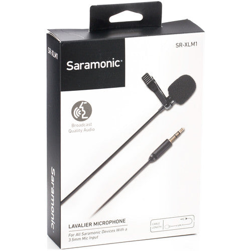 Saramonic SR-XLM1 Omnidirectional Broadcast-Quality Lavalier Microphone