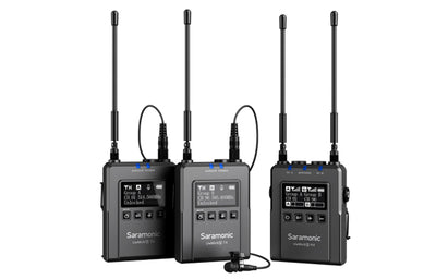 Saramonic UwMic9s k2(TX+TX+RX) 2-Person Camera-Mount Wireless Omni Lavalier Microphone System