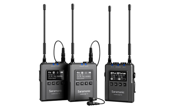 Saramonic UwMic9s k2(TX+TX+RX) 2-Person Camera-Mount Wireless Omni Lavalier Microphone System