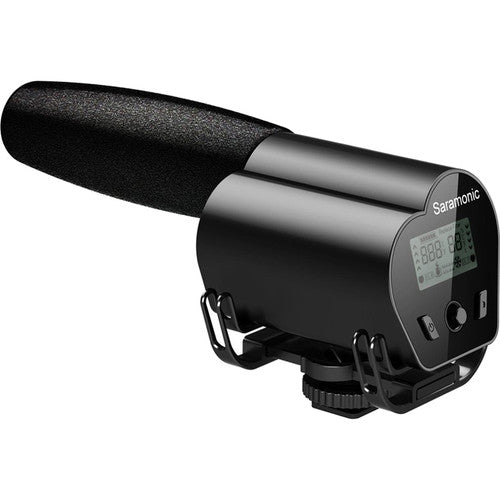 Saramonic Vmic Recorder Microphone with LCD monitor for DSLR Camera/Camcorder