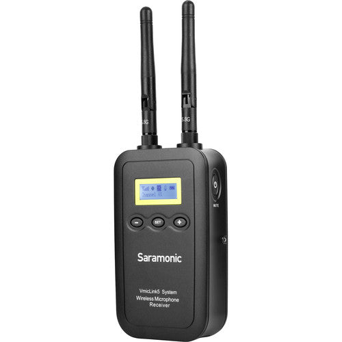 Saramonic VmicLink5 RX+TX+TX+TX Camera-Mount Digital Wireless Microphone System