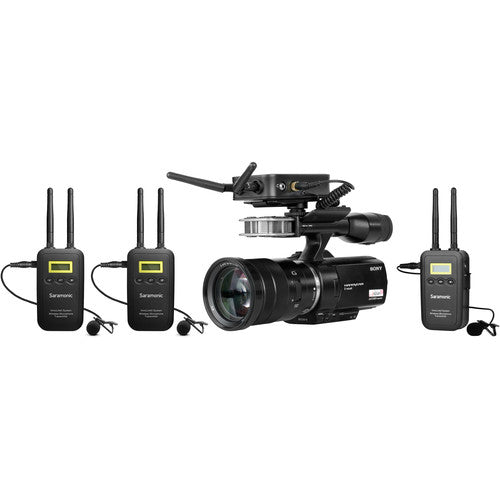 Saramonic VmicLink5 RX+TX+TX+TX Camera-Mount Digital Wireless Microphone System