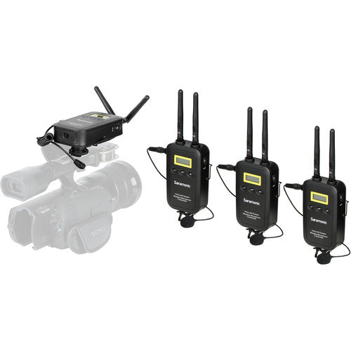 Saramonic VmicLink5 RX+TX+TX+TX Camera-Mount Digital Wireless Microphone System