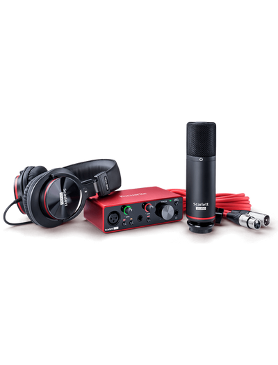 Scarlett Solo 3rd Gen Studio Bundle with Mic & Headphones