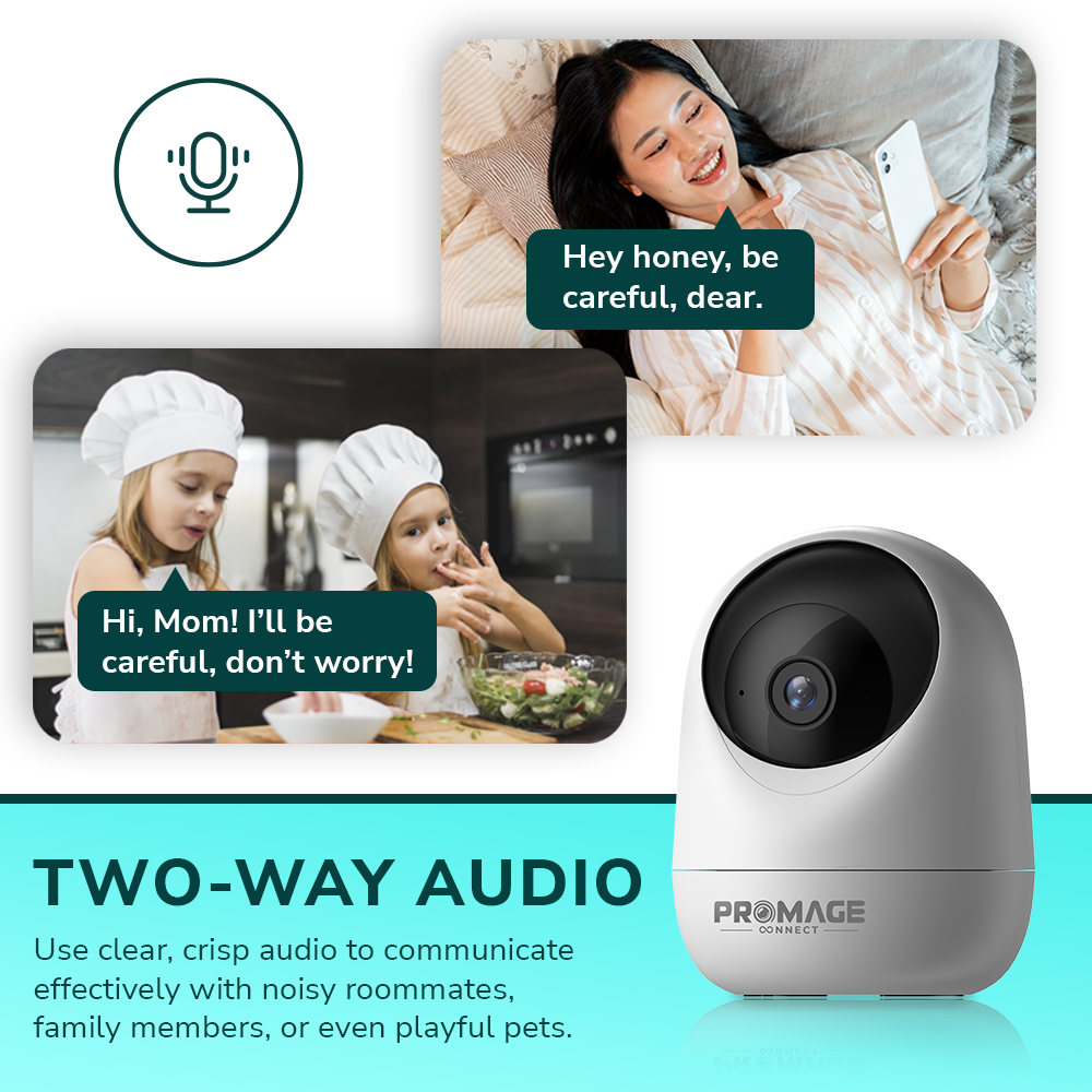 Promage Connect Speed 25Q Indoor PTZ 4MP WiFi Camera