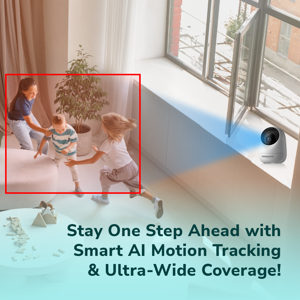 Promage Connect Speed 25Q Indoor PTZ 4MP WiFi Camera