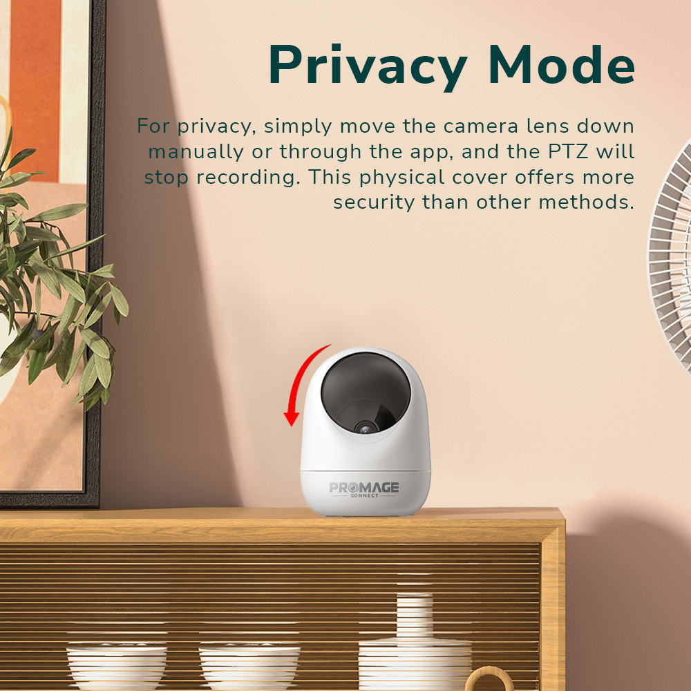 Promage Connect Speed 25Q Indoor PTZ 4MP WiFi Camera