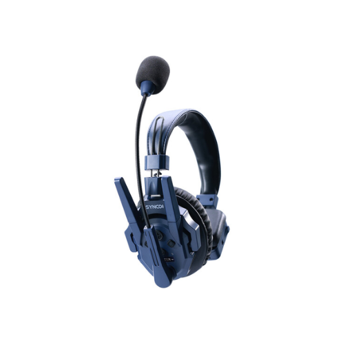 Synco Xtalk Master Full-Duplex MasterFree Intercom System with 4 Single-Ear Headsets