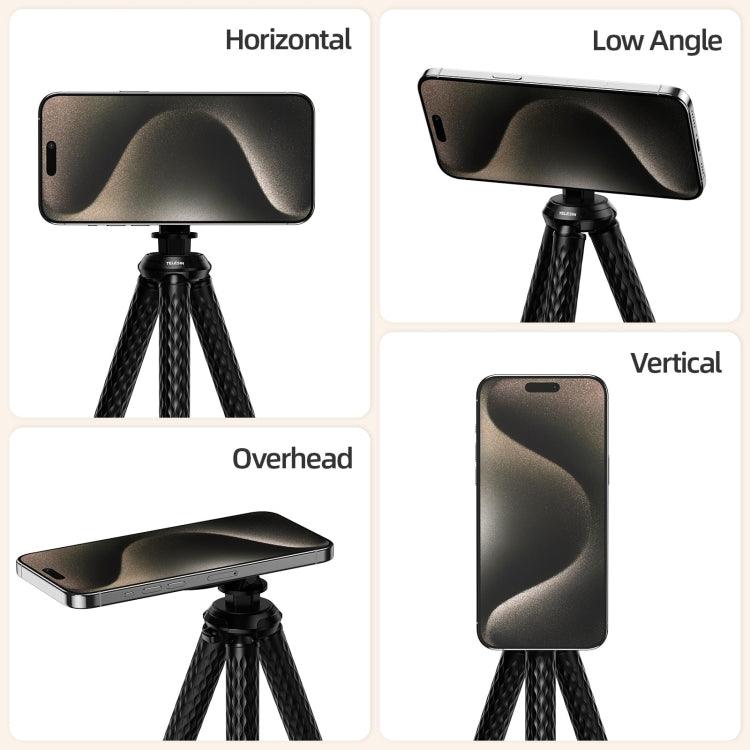 TELESIN Magsafe Flexible Tripod Mount for Smartphone