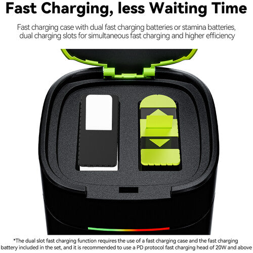TELESIN FCC-001 Fast Charging Box fo GoPro HERO 12/11/10/9 Batteries
