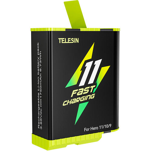 TELESIN GP-FCB-B11Fast Charging Lithium Battery for GoPro HERO 12/11/10/9