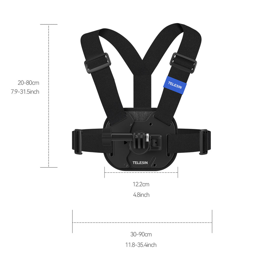 TELESIN New Vest Chest Strap for Action Cameras