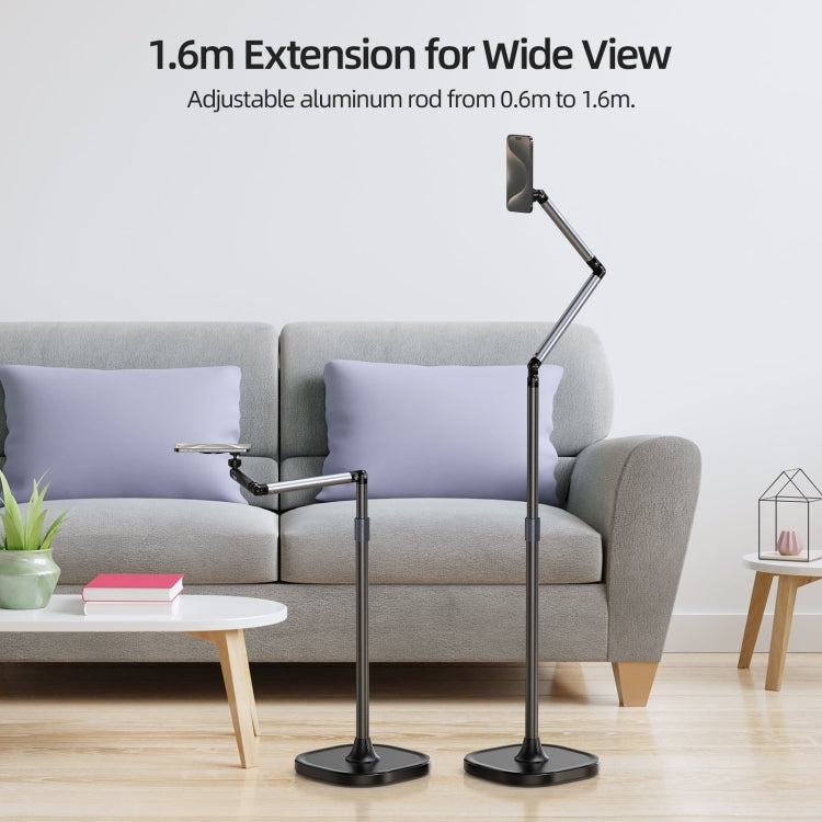 TELESIN Mobile Video/Live Shooting Magnetic Floor Stand