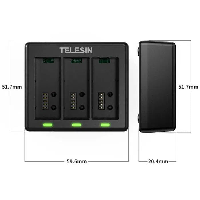 TELESIN Battery Charger for Gopro Hero 13