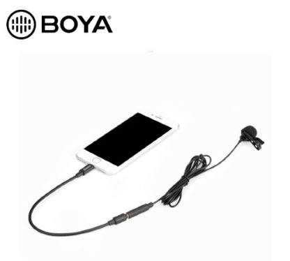 BOYA BY-M2 CLIP-ON LAVALIER MICROPHONE FOR IOS DEVICE