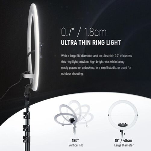 Neewer RP18B Pro Bi-Color LED Ring Light