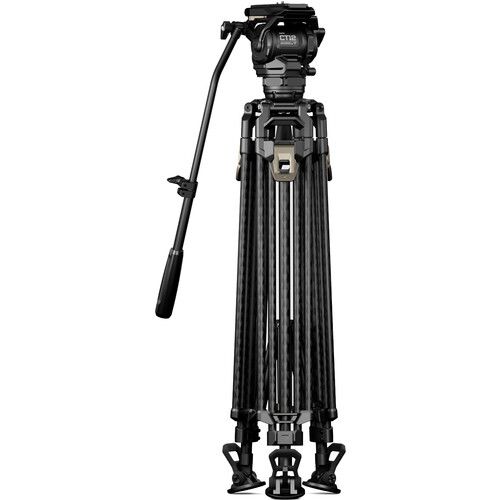 Tilta CT12 75mm Cine Fluid Head With 2-Stage One-Touch Carbon Fiber Tripod System