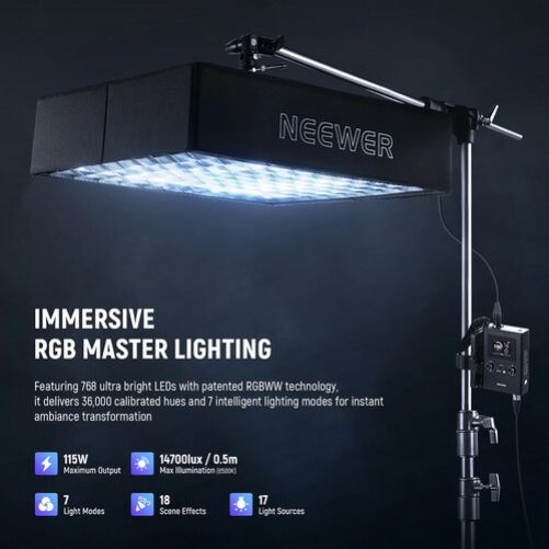 Neewer FL100C RGB Flexible LED Light Mat