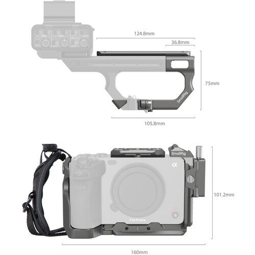 SmallRig Hawklock Quick Release Advanced Cage Kit For Sony FX3 / FX30 4771