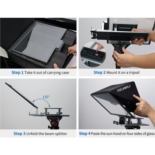 FEELWORLD TP16 Folding Teleprompter
