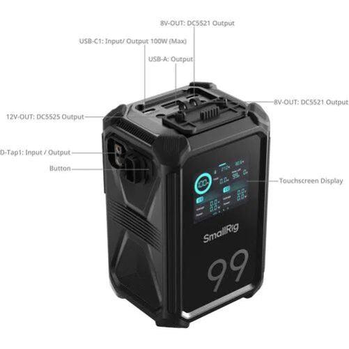 SmallRig X-Touch Smart Triple-Proof V-Mount Battery X99