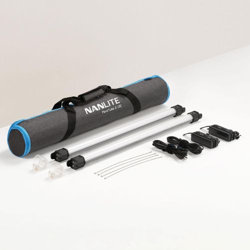 Nanlite Pavotube II 15C LED RGBWW Tube Light 2 Kit 