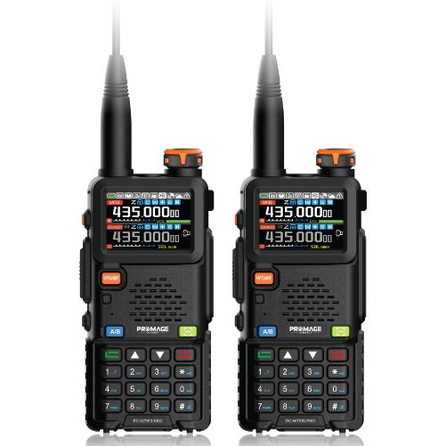 Promage Connect Pro Dual Band (VHF/UHF) Analog Portable Two-Way Radio - Single Pack (PC-WT910 Pro)