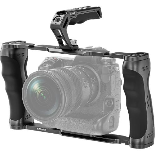 Neewer (CA16T) Universal Camera Cage and Top Handle With Arca Type Base, Dual Handgrip