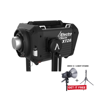 Aputure Electro Storm XT26 BI-Color LED Monolight – Free 200X S + Light Stand