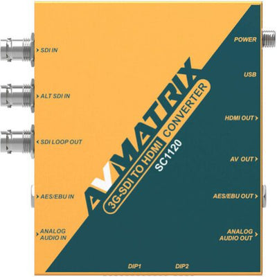 Avmatrix SC1120 3G-SDI to HDMI &amp; AV Scaling Converter